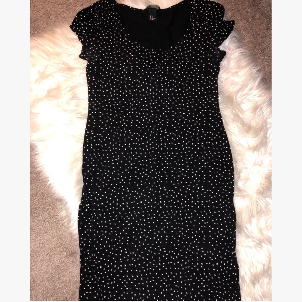 Black Polka Dot H&M Dress